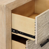 Lowry Double Drawer Nightstand