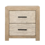 Lowry Double Drawer Nightstand