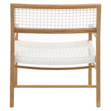 Shaffer Teak Occasional Chair - White