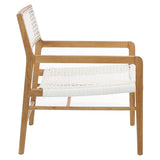 Shaffer Teak Occasional Chair - White