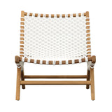 Park Teak Occasional Chair - White