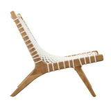 Park Teak Occasional Chair - White