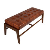 Straub Leather Bench