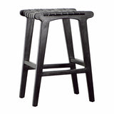 Chandler Teak Backless Counterstool