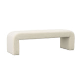 Smithson Faux Sheepskin Bench