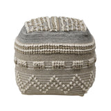Amanpour Handwoven Pouf