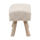 Stahl Handwoven Bench