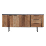 Dugan Pine Sideboard Black