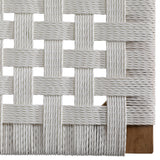 Pascal Teak Outdoor Dining Chair White