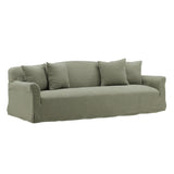 Putnam linen Sofa Slipcover Forest