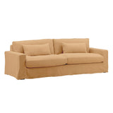 Gadamer linen Sofa Slipcover Wheat