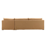 Higgins Birch 2 Piece Chaise Sectional Frame