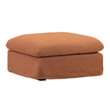 Stein linen Ottoman Slipcover Sienna