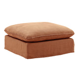 Sosei linen Ottoman Slipcover Sienna